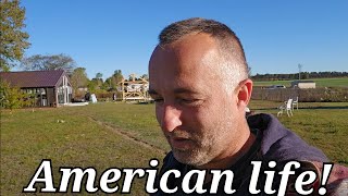 картинка: СТРОИМ БАНЮ В США ! ПЕРВЫЙ МОРОЗ / ЖДЁМ КОНТЕЙНЕР ! 