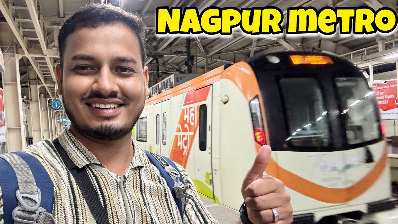 Pahli baar metro se safar kiya | nagpur Metro |Chandan Vlogss |