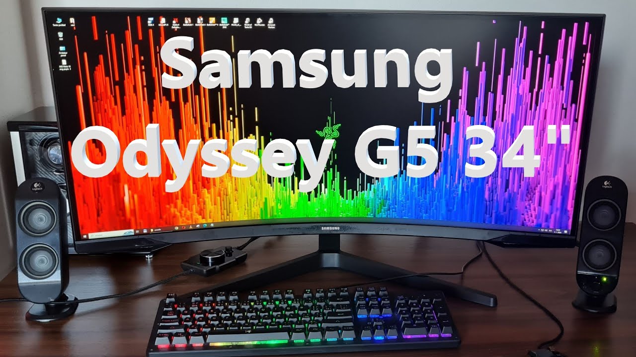 Samsung Odyssey G5 34 Ultrawide QHD 165Hz Curved