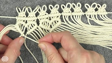 HEART LACE MACRAME JAR COVER TUTORIAL