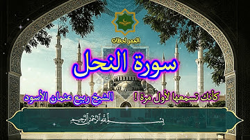 أجمل تلاوة لسورة النحل كاملة | الشيخ ربيع عثمان الأسود | كأنك تسمعها لأول مرة !