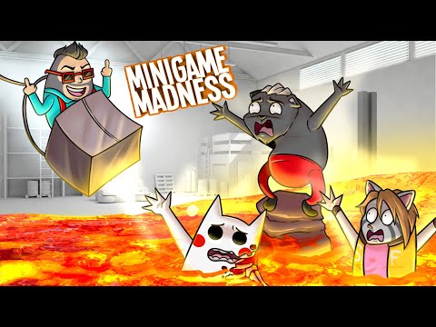 Видео: ЧТО-ТО НОВОЕ и УГАРНОЕ! МИНИ-ИГРЫ в Minigame Madness :D