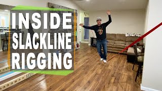 Set up a Slackline INSIDE  where and how to install anchors plus break tests