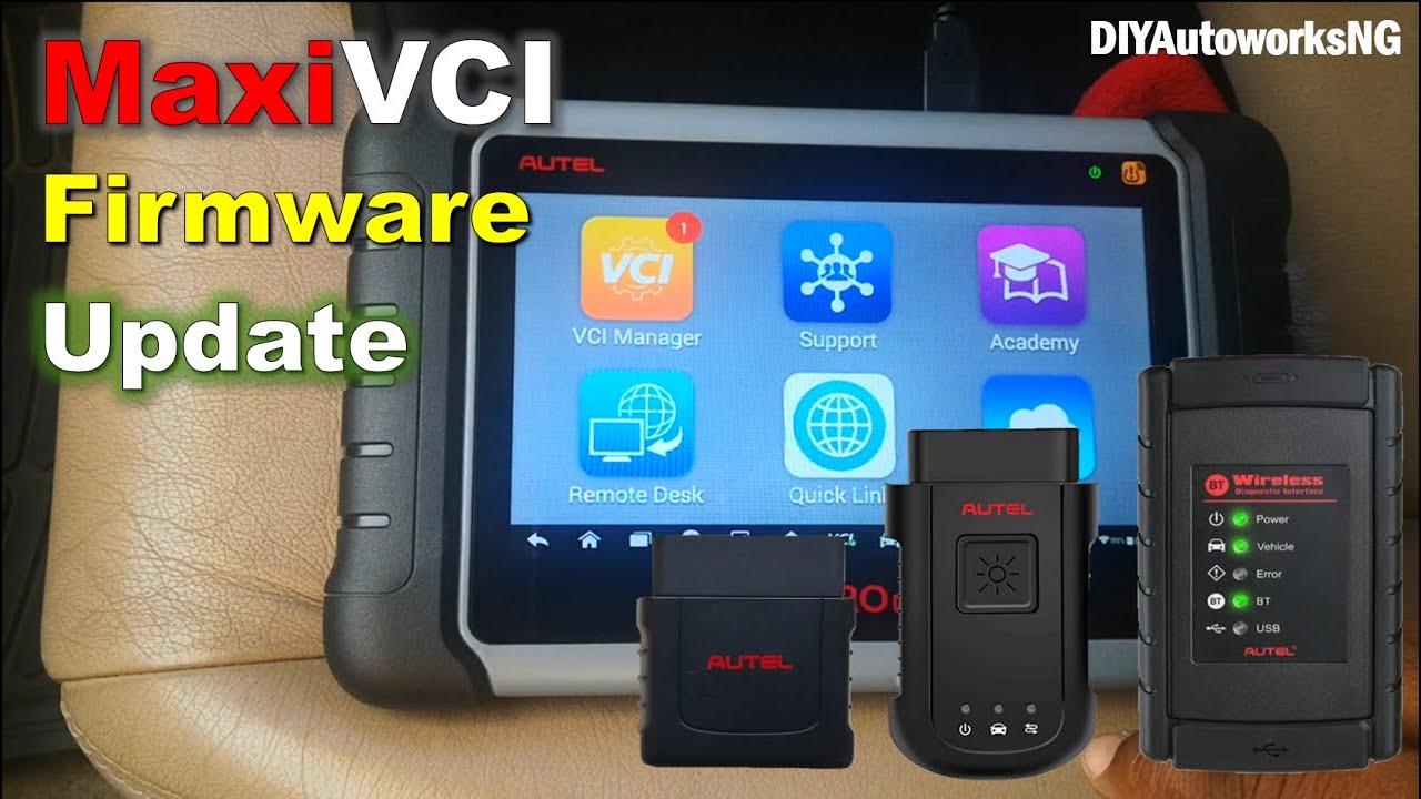 How to UPDATE Autel VCI FIRMWARE: VCI update for Autel Scanners