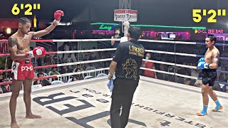 Small Thai Fighter VS BIG Foreigner