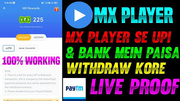 How to withdraw MX Player money into UPI Account in 2022 latest update | mx player withdraw in 2022