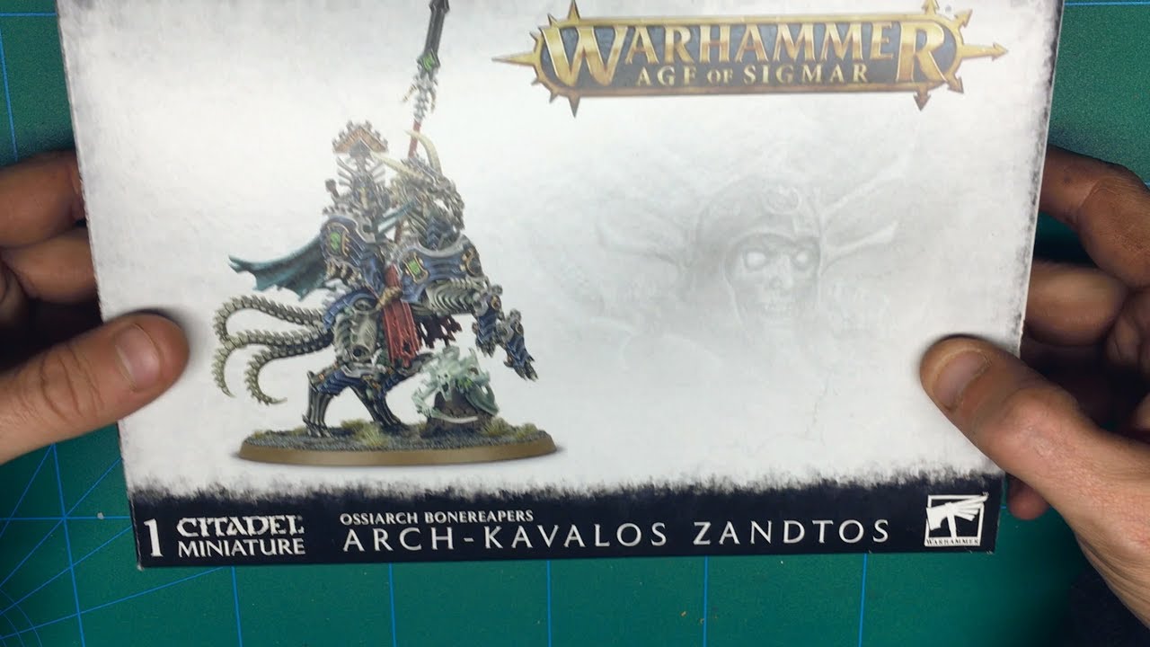 Ossiarch Bonereapers Arch-Kavalos Zandtos / Kavalos Lettino. Nuovo Games Workshop.