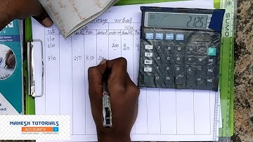 Simple average method ~ store ledger cost accounting by pola mahesh in Telugu