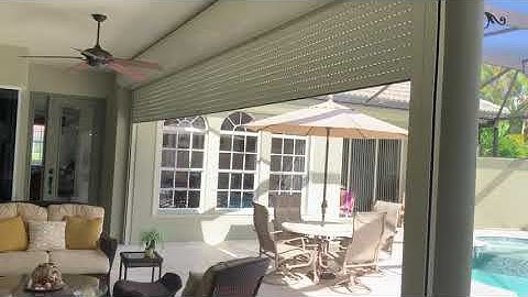 Hurricane Safe roll down shutters