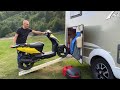 Fitting a scooter Kymco 50cm in a RV#Camper#Burstner ixeo garage