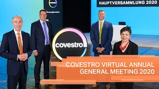 Covestro Virtual Annual General Meeting 2020 screenshot 5