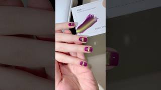 Green Grape Cat Eye Nail Art Tutorial | Elegant & Trendy Nails #shorts #makeuptutorial #beautytips