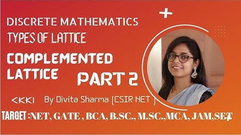 Complemented latticeDeMorgan law #discretemathematics #bsc_maths #divita #engineeringmatematics #mca