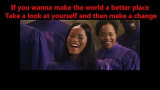 Man In The Mirror From Joyful Noise With S And Bible Scriptures