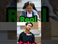 Real vs fake challenge , full video on youtube #shorts #challenge #realvsfake