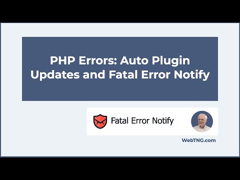PHP Errors: Auto