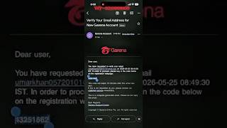 Free Fire Gmail Code Not Received Fix 2026 | Bind Problem Solved | Resubscribe Issue Fix#shorts