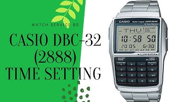 Casio DBC-32 Time setting tutorial #watchservicebd