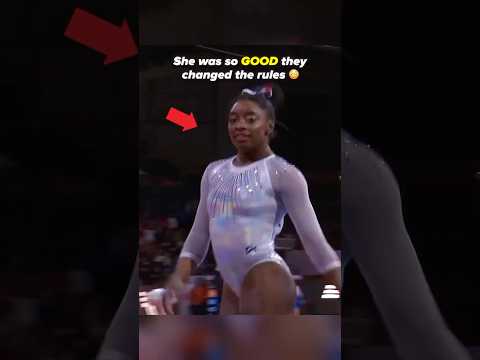 Imagine being so good that your skills are too dangerous for everyone else💀 #gymnastics #beam