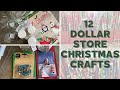 12 EASY Dollar Store Christmas Crafts - 2020