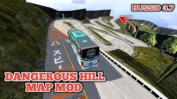 New Dangerous Hill Map Mod Bussid 3.7.1 _ Hill Map Mod in Bus Simulator Indonesia _Bussid 3.7.1