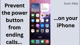 How to prevent the power button from ending calls on your iPhone | Prevent Lock to End Call