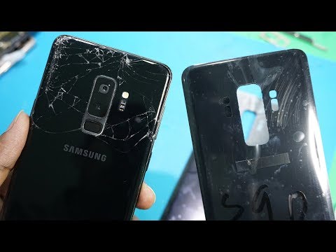 Samsung s9 plus back glass replacement first look