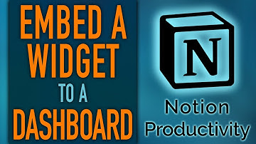 Notion Widget Embeds –  Adding Weather Widget to Dashboard (or other dynamic content)