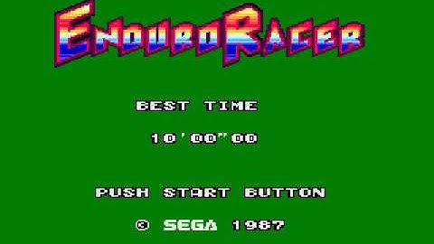 Sega Master System - Enduro Racer Intro