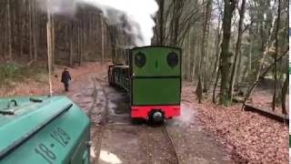 Stumpfwaldbahn Zugbegegnung Mit Dampflok