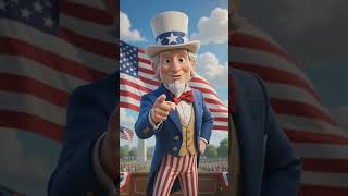 🇺🇸 Uncle Sam's Big Speech! 🎩🔥 | Funny Cartoon Animation Short 😂#UncleSam #FunnyShorts #ViralShorts