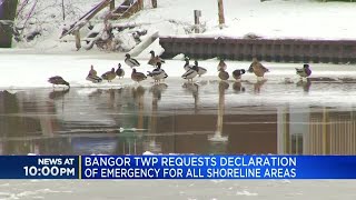 Local government formally asking governor to declare emergency on Michigan shoreline