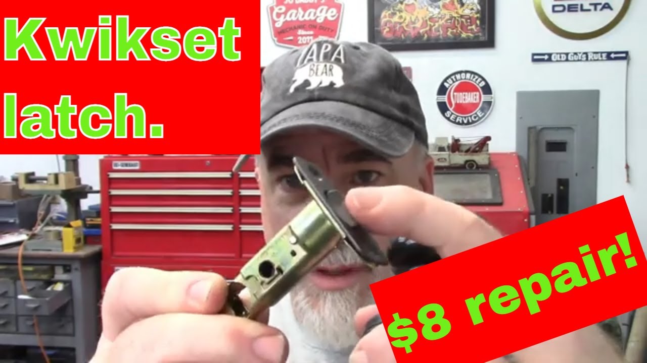 Ремонт дверной защёлки Kwikset. Сохраните ручку и сэкономьте деньги.