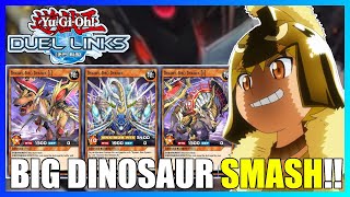 DINOSAUR MAXIMUM IS FINALLY HERE!! | Rush Duel Links Deck Profile: Dino Max!