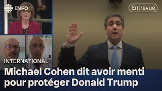 Michael Cohen témoigne au procès de Trump | 24•60