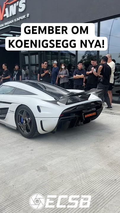KOENIGSEGG INI GA BISA DIGEBER GEBER! (Regera Indonesia) #ecsb #shorts