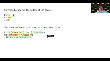 MATH 1332 3.4.9   Common Fallacies: Fallacy of the Inverse