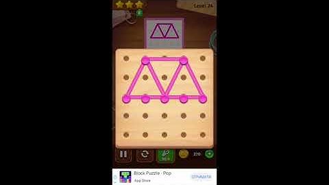 Line Puzzle: Color String Art. 8th Grade. Levels 21-30. 3 Stars Walkthrough.