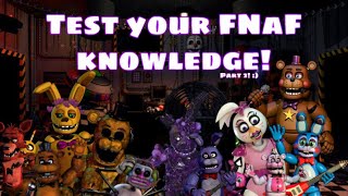 Taking @AstralSpiff FNAF Quiz!  Five Nights At Freddy's Quiz : r