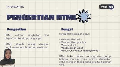 INFORMATIKA || Penjelasan tentang Arduino & HTML || Tugas Nur Asilah Winata XI-1 Paket 1A