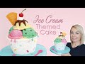 Ice Cream Sundae Themed Cake Decorating Tutorial (Its all Cake)