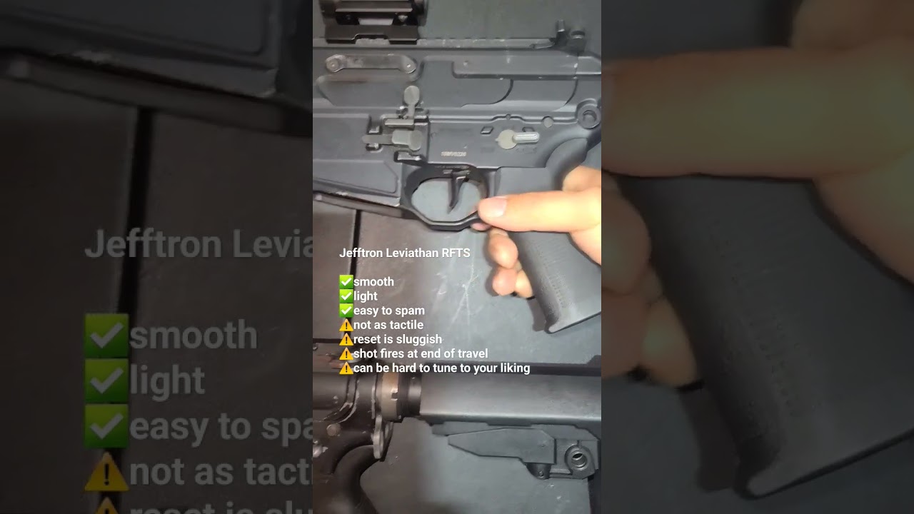 Airsoft ETU realistic trigger comparison RFTS vs clicker