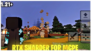 ✨Best Realistic RTX like  Shader for MCPE 1.21+ | No Lag + Render Dragon Support🔥