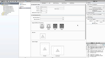 Creating an Xcode 4.2 Single View Project
