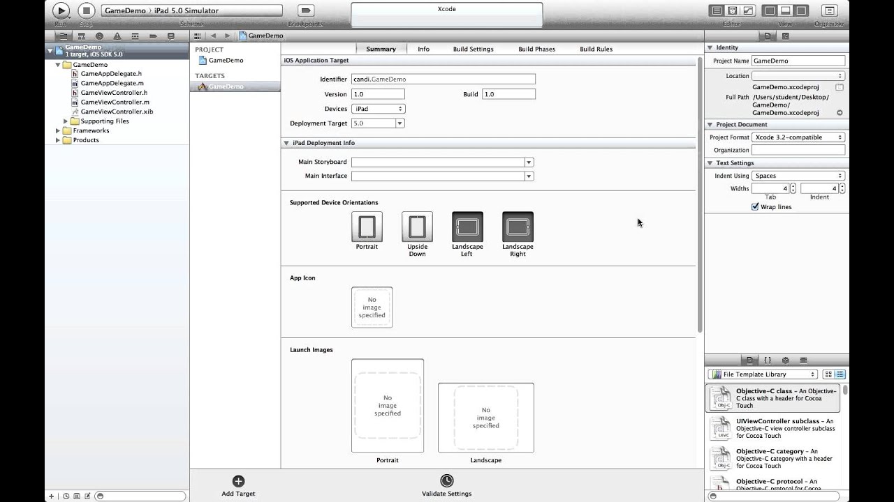 Creating an Xcode 4.2 Single View Project - YouTube