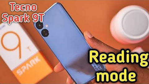 How To Reading Mode Setting Inow To Enable Reading Mode In Tecno Spark 9T,