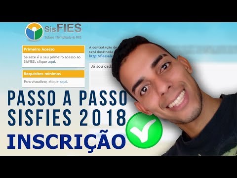 COMO FAZER A INSCRIÇÃO no SISFIES - Passo a Passo