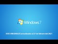 👉  Windows 7 SP1 Español - Todas las ediciones - 28 - Febrero 2021