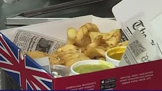 Fish and chips fit for royalty being served out of Vancouver food cart screenshot 1