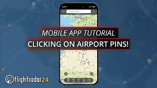 Tutorial: what happens when you click on an airport pin?